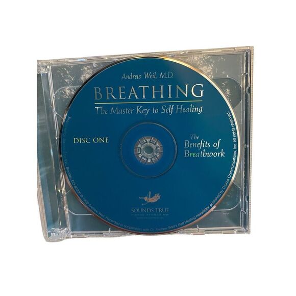 Breathing The Master Key To Self Healing by Andrew Weil 2 Disc Set CD Self Help - Picture 3 of 5